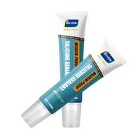 Échantillon Gratuit - Offre Spéciale : Mastic Silicone Acétique Conforme RoHS à Prise Instantanée pour Fixation et Décoration de Carreaux de Céramique, Briques, Verre et Plinthes