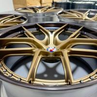 Jantes forgées sur mesure FGwheel pour le design S101SC, 2 pièces, bronze poli, noir transparent, Toyota Alphard, GAC Trumpchi M8