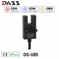 Sensor Infrarrojo Fotoeléctrico Tipo Ranura en Forma de U DASS DS-U85 5-24V DC de Alta Frecuencia de Respuesta, Venta al Por Mayor