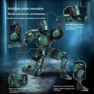 Figura de acción de plástico con cuerpo totalmente articulado, modelo de caballero medieval con armadura, bloques de construcción ensamblados, juguete decorativo Star Diga - Product Image 2