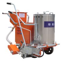 Équipement professionnel de marquage thermoplastique autopropulsé, machine de marquage routier manuelle pour les marquages de parkings/routeurs