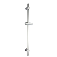 Singing Rain 27.5 ''SUS 304 021 barre coulissante de douche en acier inoxydable avec plateau à vaisselle assorti support de pommeau de douche