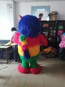 Nuevo disfraz de Mascota de monstruo colorido hecho a medida para espectáculo al aire libre - Product Image 4