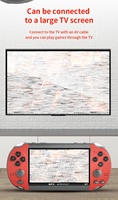 Nouveauté X7 Console de jeu portable Écran de 4.3 pouces avec plusieurs couleurs Prise en charge WiFi 3000 Jeux vidéo portables