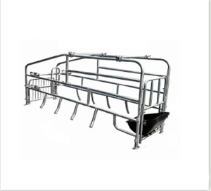 Gabbie per Allevamento e Allattamento Suini Trattate Termicamente con Mangiatoie, Gabbie per Scrofe e Gabbie da Parto per Uso Agricolo - Product Image 1