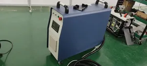 Pas boya petrol kirliliği kaldırma 200W taşınabilir fabrika kaynağı Fiber lazer temizleme makinesi
