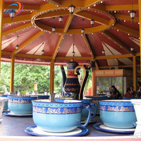 Manèges de parc d'attractions, Attractions montées sur remorque, Jeux de fête foraine, Manèges rotatifs en forme de tasses de thé et de café pour aire de jeux extérieure, à vendre