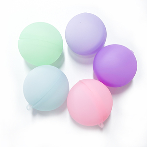 Ballons d'eau réutilisables boules adultes enfants été piscine Silicone eau combat jouer jouets piscine eau bombe jeux - Product Image 1