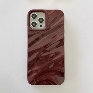 Étuis de téléphone portable en TPU antichoc de style vague pliée 3D pour 13/16 <span class=keywords><strong>Pro</strong></span>/16 <span class=keywords><strong>Pro</strong></span> Max/14 <span class=keywords><strong>Pro</strong></span>, coque arrière souple en gel brillant - Product Image 2