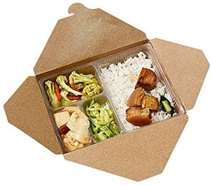 Disposable Food Packaging Lunch Box Container Fast Food Parcel Box Take Away Food Container