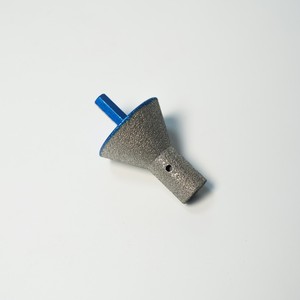 Foret à chanfreiner et à polir pour pierre, tête de meulage conique et en forme de parapluie - Product Image 3