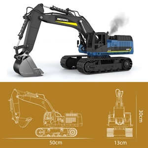 Excavatrice à pulvérisation télécommandée 6516A à 12 canaux, en alliage, avec tour de rotation à 690 degrés, pour déchargement et pulvérisation, câble USB RC - Product Image 5