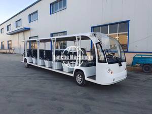 Voiture électrique de tourisme RC à batterie, 14 places, bus navette fermé, pour hôpital/zoo/visite nocturne, mini, Chine - Vente chaude - Product Image 3