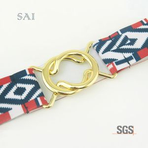 新しいスタイルのファッションポリエステルテープウエストベルト弾性バンド - Product Image 4