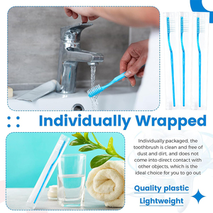 Spazzolino da denti monouso con setole morbide pettine per spazzolino da denti - Product Image 4