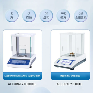 Präzisions-Laboranalysewaagen 0,001g Tischwaage LCD-Anzeige OEM ODM Kunststoff-Wissenschaftswaagen - Product Image 4