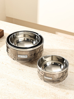 Bol à double paroi en acier inoxydable 316L de qualité alimentaire, texture martelée, anti-brûlure, pour riz et soupe, bol de table en métal pour la maison