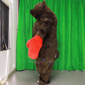 ชุดมาสคอตหมีแชมป์มวย ขนาดผู้ใหญ่ ผลิตจากผ้าพลัฌคุณภาพสูง สมจริงเป็นพิเศษ พร้อมถุงมือชกมวย<span class=keywords><strong>สี</strong></span>แดง สำหรับงานกีฬาและกิจกรรมแบรนด์ดัง - Product Image 4