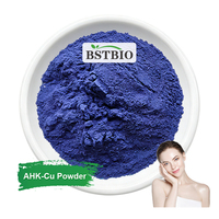 Poudre de tripeptide de cuivre de qualité cosmétique BSTBIO CAS 89030-95-5 AHK-CU GHK-CU 99% Tripeptide de cuivre-1