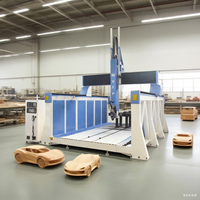 Cadre solide personnalisé en usine MVIPCNC Grandes machines d'usinage CNC EPS à 5 axes pour sculpture sur mousse de gypse