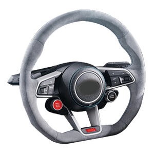 Volante Sportivo in Fibra di Carbonio Completo di Pelle, Produzione di Fabbrica, Compatibile con <span class=keywords><strong>Audi</strong></span> A8, <span class=keywords><strong>A1</strong></span>, Q5, Inclusi TT e A7 <span class=keywords><strong>Sportback</strong></span> - Product Image 5