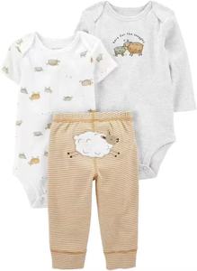 Ropa para Bebés Recién Nacidos, Niños y Niñas, de 3, 6, 9, 12 y 18 <span class=keywords><strong>Meses</strong></span>, Conjunto de Mameluco de Manga Corta y Pantalones Largos, Trajes de Verano para Bebés, Mameluco de Algodón - Product Image 2