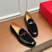 Chaussures de ville de luxe pour hommes, style double boucle, à enfiler, Oxford formelles, respirantes, antidérapantes, pour affaires et mariages