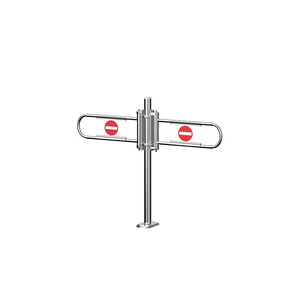 Joystick de porte d'entrée de supermarché, bouton-poussoir manuel voie, contrôle d'accès, barrière en acier inoxydable 304, balançoire de porte - Product Image 3