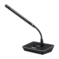 Estudio profesional Micrófono de mano de 4 canales Sistema DE MICRÓFONO INALÁMBRICO UHF para reuniones Actuaciones en el escenario