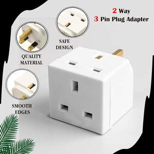 Anh tường ổ cắm 2 cách cắm đôi Adapter 250V 13 amp Ổ cắm điện - Product Image 2