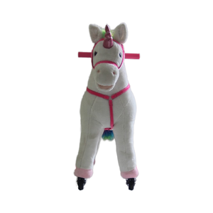 2026 नए Zt बच्चों के रॉकिंग घोड़े यूनिकॉर्न खिलौना सवारी-ऑन पशु खिलौना - Product Image 2