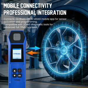 Outil de diagnostic TPMS UDIAG <span class=keywords><strong>2</strong></span>-en-1 RF pour capteurs métalliques 315 MHz/433 MHz, compatible avec tous les véhicules 5-12 V - Product Image 4