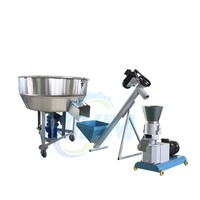 Petite ligne agricole machine mélangeur fabriqué en Chine poulet machine à granulés aliments pour volailles