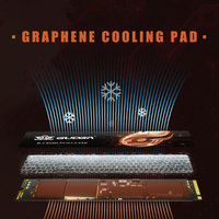 قرص صلب داخلي GUDGA NVMe M2 SSD بسعة 512 جيجابايت، PCIe 3.0 X4، سرعة 3500 ميجابايت/ثانية، 2280 مم، هيكل بلاستيكي، ضمان لمدة 5 سنوات