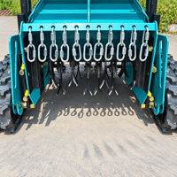 Tondeuse à fléaux télécommandée sur chenilles CE GQ550A 550 mm, débroussailleuse à essence sur chenilles pour ferme, verger et pente