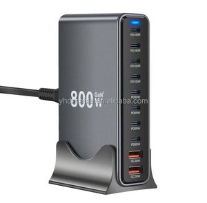 High Quality Multi-Function Charger Pd Adapter 3 USB+7 Type-c 10 Ports Desktop Charger Station for Phone Tablet and Laptop - Product Image 1