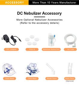 Alat Oksigen Genggam Kecil Kompresor DC Babycare Medis Atomizer Nebulizador Inhaler - Product Image 6