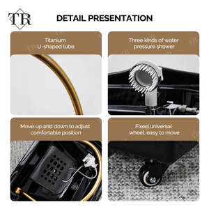 Turri Salon tête thérapie shampooing évier Salon de beauté meubles lavage des cheveux évier bols ensemble <span class=keywords><strong>lavabo</strong></span> pour salon de coiffure coiffure - Product Image 5