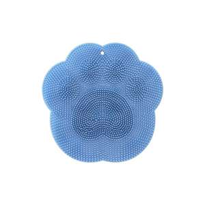 Brosse de bain en silicone moderne pour le dos et les pieds, avec fixation murale à ventouse, durable, 30x30cm - Product Image 1