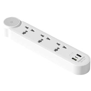 WISH Hot Sale 2026 New Extension Cord 3 Outlet <b>Socket</b> 10A 2000W Multi Power Strip with 2 <b>USB</b> 1 <b>USB</b> <b>C</b> - Product Image 1