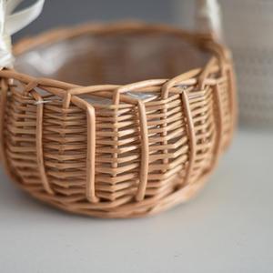 Cesta de mimbre para decoraciones navideñas, cesta de mimbre para regalo de Navidad para el hogar, venta al por mayor - Product Image 6