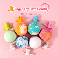 Bombes de bain aux huiles essentielles biologiques multicolores en boîte et boules de sel effervescentes - Relaxation spa pour usage domestique