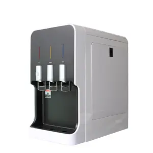उच्च गुणवत्ता रिवर्स ऑस्मोसिस सिस्टम डेस्कटॉप रो पानी डिस्पेंसर गर्म सामान्य ठंडे पानी के साथ 4 चरण फिल्टर
