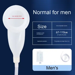 Dispositivo a prova di perdite del <span class=keywords><strong>letto</strong></span> di orinatoio in Silicone traspirante <span class=keywords><strong>catetere</strong></span> urinario <span class=keywords><strong>per</strong></span> adulti <span class=keywords><strong>per</strong></span> incontinenza anziani forniture di terapia riabilitativa - Product Image 6
