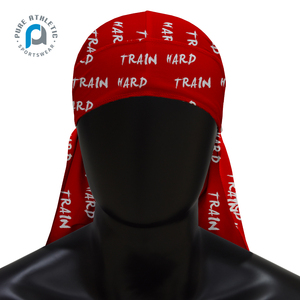 Pur Satin de haute qualité concepteur personnalisé pour hommes unisexe rouge Durags Bonnets en vrac vendeur personnalisé soie Logo <span class=keywords><strong>pas</strong></span> <span class=keywords><strong>cher</strong></span> Durags à vendre - Product Image 2