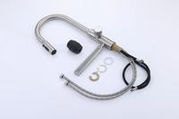 Robinet de cuisine monté sur le pont en acier inoxydable 304