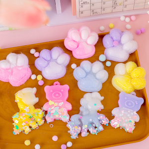 Simpatici giocattoli sensoriali da spremere Fidget per adulti bambini con sollievo dallo Stress TPP che allevia lo Stress Ultra morbido e carino con zampa di gatto giocattolo Squishy - Product Image 4