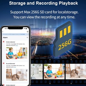 กล้องวงจรปิดแบบแพน-ทิลต์ ความละเอียด 2560x1440 พร้อมระบบมองกลางคืน ตรวจจับความเคลื่อนไหว ใช้งานได้ทั้งภายในและภายนอกอาคาร เชื่อมต่อ WiFi - Product Image 3