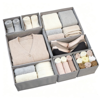 Sac de rangement en tissu pour tiroir de penderie, organisateur de soutiens-gorge, vêtements, pantalons, sous-vêtements, boîte de rangement pour tiroir de placard, vente en gros
