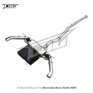 OEM Universal <strong>Smooth</strong> Exhaust <strong>System</strong> for Mercedes-Benz CLA45 AMG W117 2.0T 2014-2019 Boska Stainless Steel Valve Exhaust Catback - Product Image 3